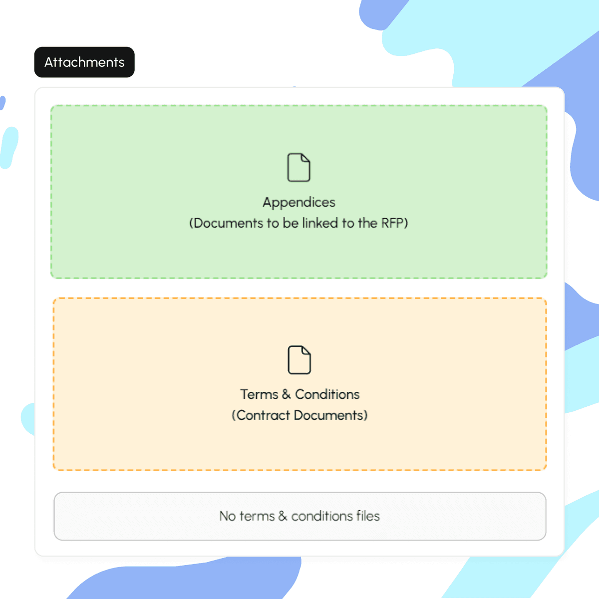 Centralized attachment and document management interface